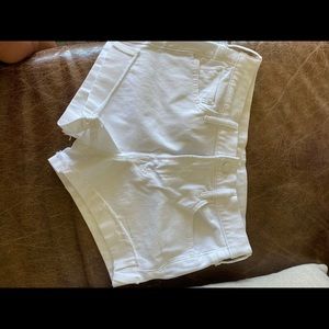 MOTHER white denim shorts size 27 nwot